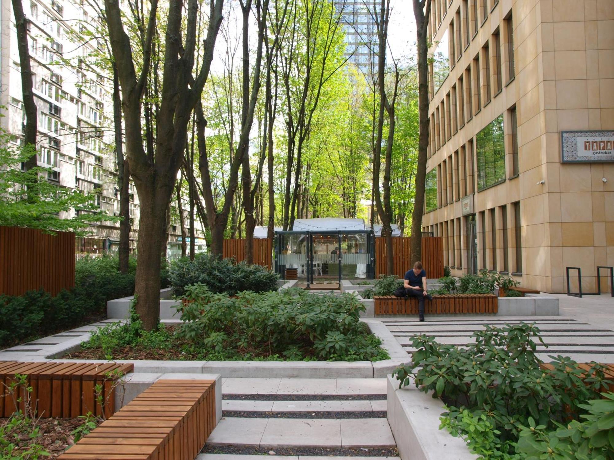 Apartament Rondo Onz ワルシャワ エクステリア 写真